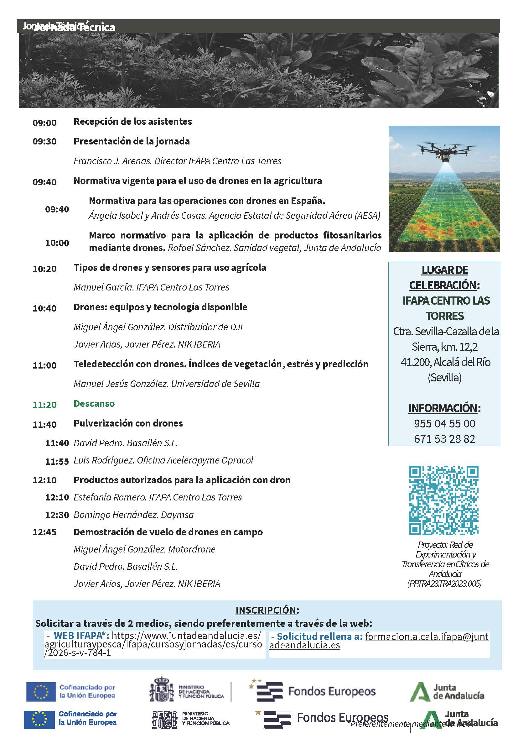 Jornada Técnica "El dron como herramienta de agricultura de precisión en citricultura"